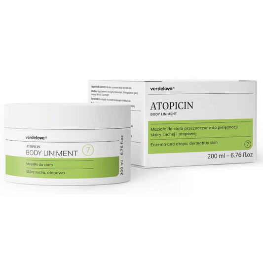 Mazidło do suchej skóry Atopicin Verdelove 200 ml z opakowaniem
