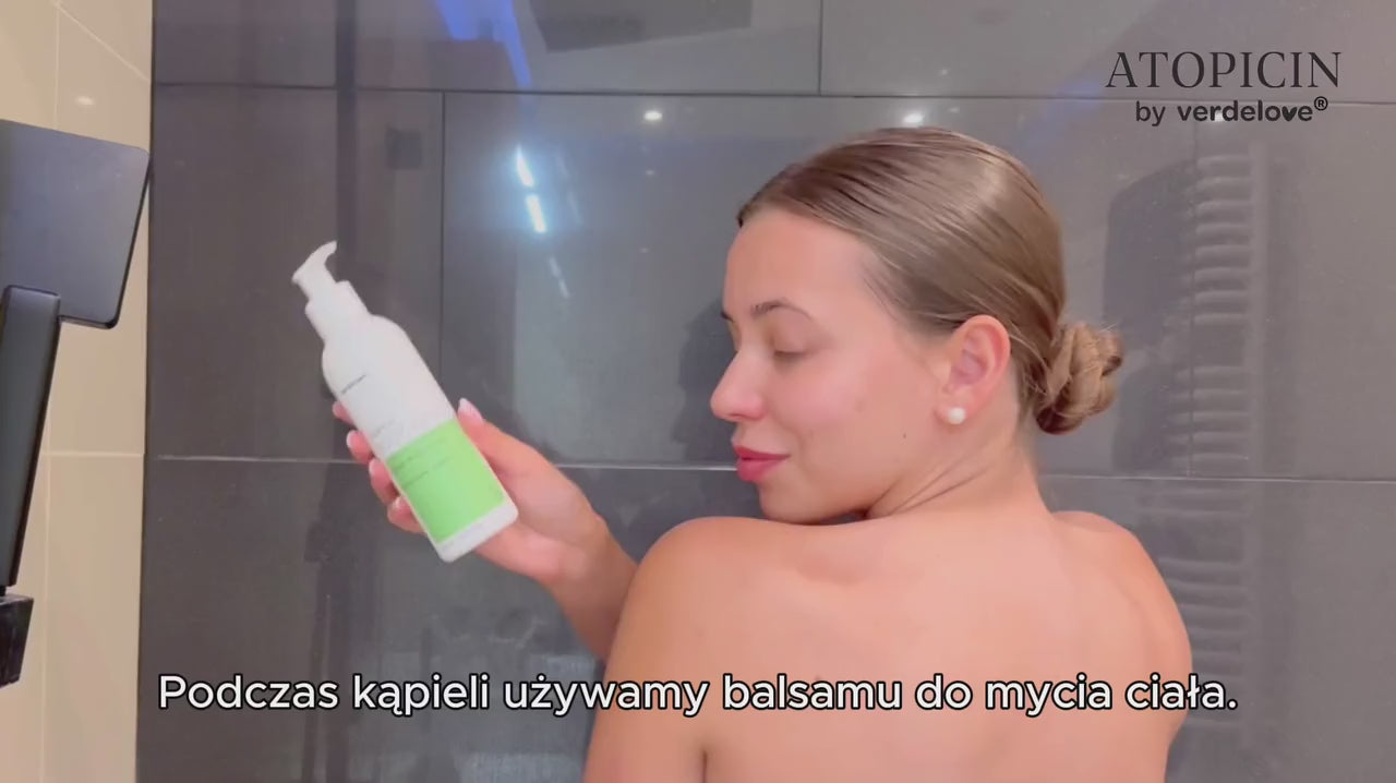Jak używać balsamu do mycia ciała Atopicin