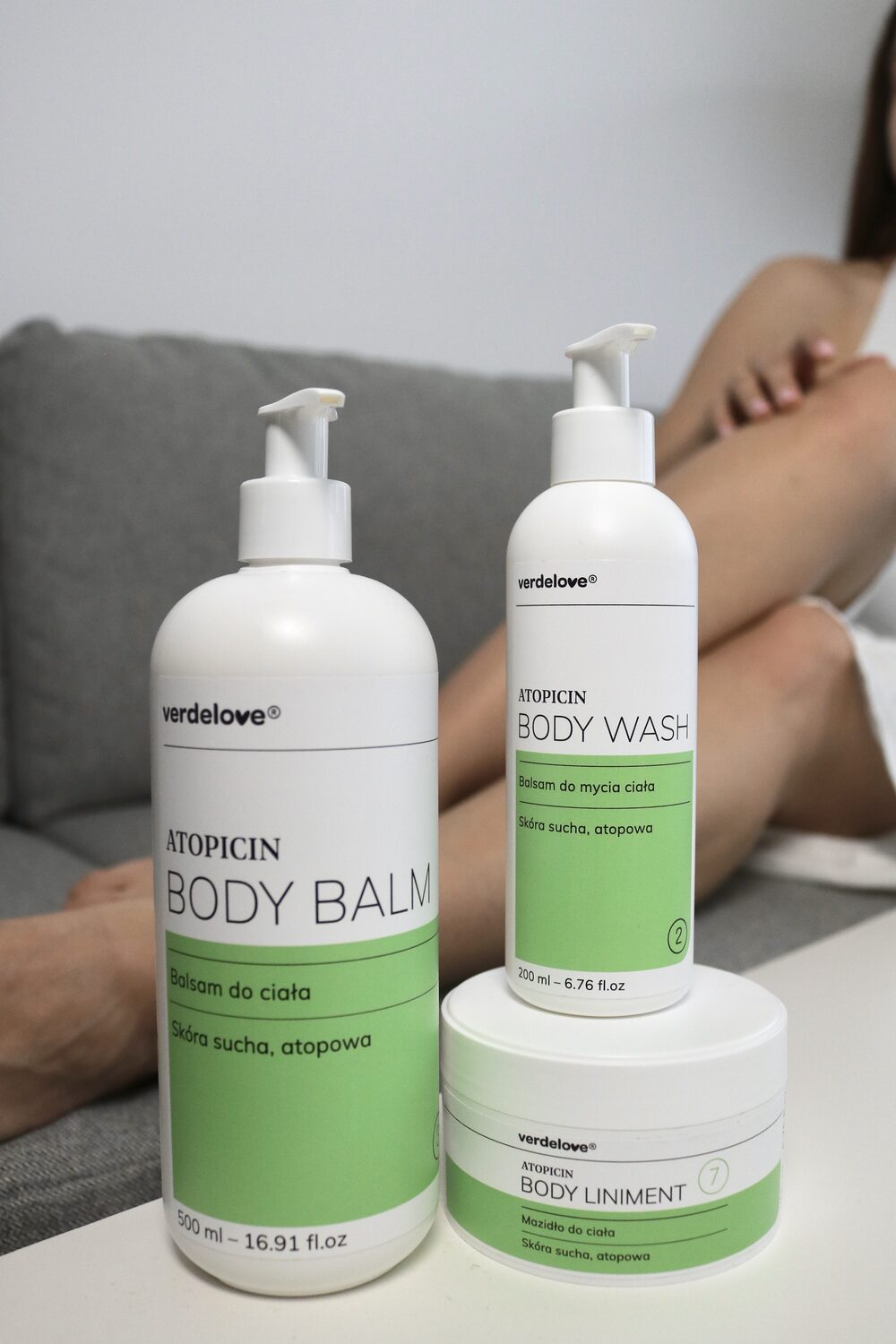 Produkty linii Atopicin - balsam, balsam do mycia i mazidło