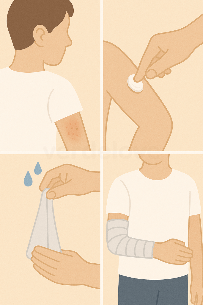 Infografika przedstawiająca wet wrapping.